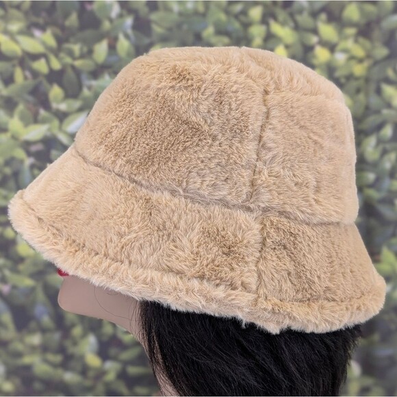 Faux Fur Bucket Hat - Picture 2 of 9